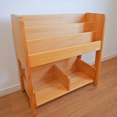 取引中　■中古　大和屋 ノスタ3 キッズブックシェルフの画像