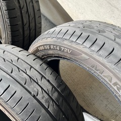 夏ラジアルタイヤ 165/55R14 2022年　マーシャル　引き渡しの画像