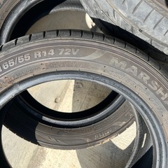 夏ラジアルタイヤ 165/55R14 2022年　マーシャル　引き渡しの画像