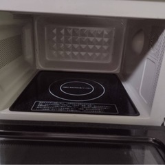 【完売】13 ニトリ フラット電子レンジ EM‑520X／約18L・ブラックの画像