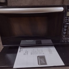 【完売】13 ニトリ フラット電子レンジ EM‑520X／約18L・ブラックの画像