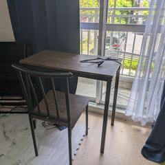 デスク チェア セット 幅80cm×奥行40cmの画像