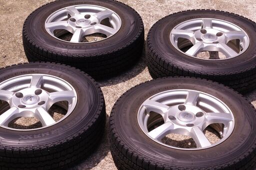 アルミホイール　スタッドレス　165/80R14　４本セット　NV200で使用