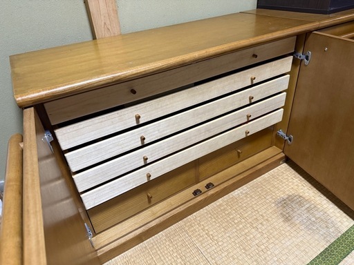 大容量⭐︎木製収納家具①（桐？）収納棚
