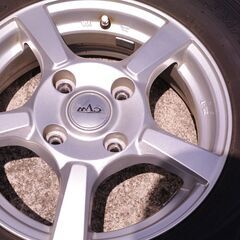 アルミホイール　スタッドレス　165/80R14　４本セット　NV200で使用の画像