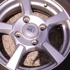 アルミホイール　スタッドレス　165/80R14　４本セット　NV200で使用の画像