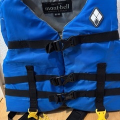 mont-bell　アクアファン Kid's S　ライフジャケット　中古の画像