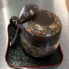 0712-111 カネ幸陶器 美濃焼 幸泉窯 天目花鳥 茶碗蒸し...