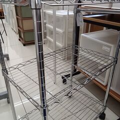 ★リユースのサカイ日立店★HJ7078 IRIS OHYAM ラック シルバー H83×D35×W59 クリーニング済み の画像