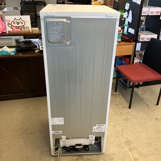 T2507-131 Haier 2ドア冷蔵庫 JR-NF140N ホワイト 2022年製 動作確認済み キズ汚れ有り