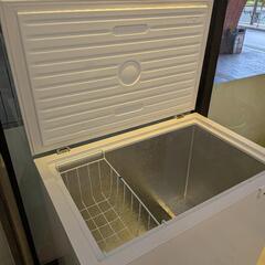 【お話中】MAXZEN 家庭用業務用ノンフロン冷凍ストッカー上開き199ｌの画像
