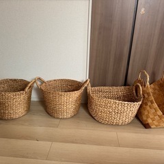 7月15日まで‼︎カゴ4点セットの画像