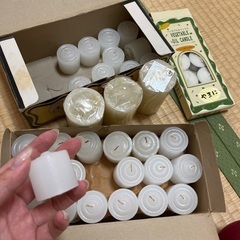 キャンドル　大量の画像