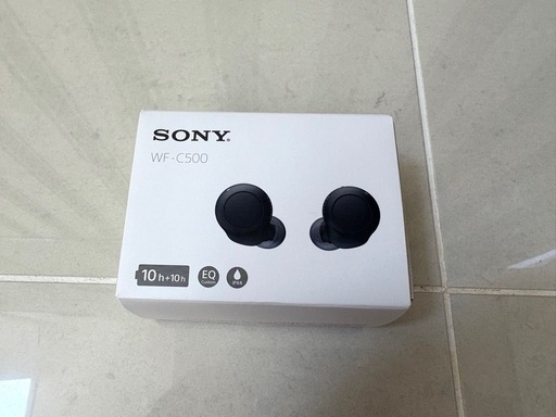 新品•未使用】SONY ワイヤレスイヤホン充電ケース付き WF-C510/BC