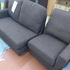 ★ジモティー割引有★ ファブリック 3Pソファ ブラウン 中古品《尼崎市/リサイクルショップドリーム次屋店》の画像