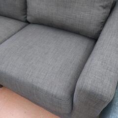 ★ジモティー割引有★ ファブリック 3Pソファ ブラウン 中古品《尼崎市/リサイクルショップドリーム次屋店》の画像