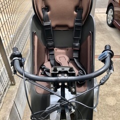 【bikke2専用 フロントチャイルドシート＋雨よけカバーセット】の画像