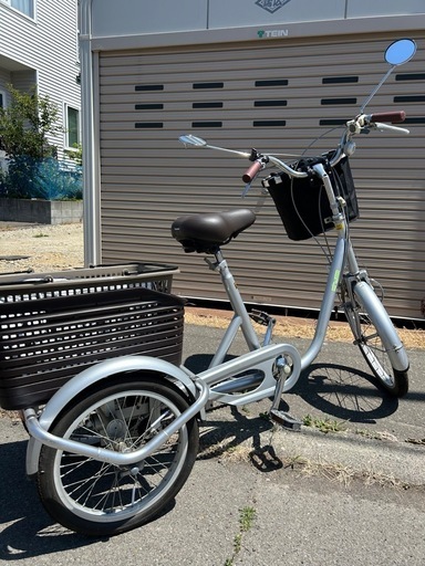 ママチャリ　3輪自転車　スイングロック　3段切り換え