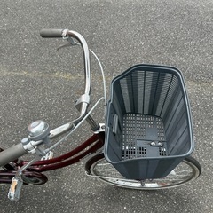 ブリジストン　自転車　２４インチ トレンディ　カゴ前後付きの画像