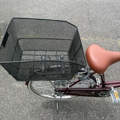 ブリジストン　自転車　２４インチ トレンディ　カゴ前後付きの画像