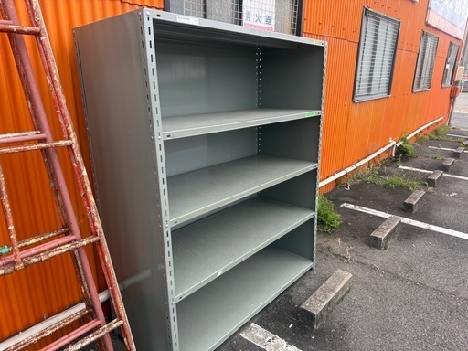 サカエ　スチール棚　軽量棚　3方パネル付き　幅151 奥60 高さ180cm