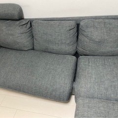 3人掛けソファ＋オットマン　【7/16まで】の画像
