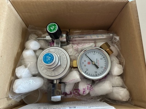 ティグ溶接 アルゴンガス調整器