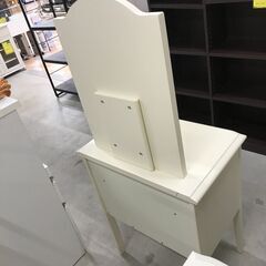 【ｼﾞｬﾝｸﾞﾙｼﾞｬﾝｸﾞﾙ金沢店】ドッレッサー　白 W(幅)60×D(奥行き)40×H(高さ)136cm ※クリーニング済みの画像
