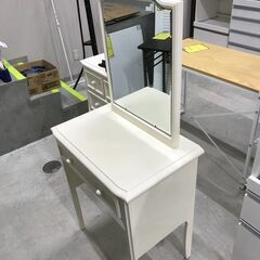 【ｼﾞｬﾝｸﾞﾙｼﾞｬﾝｸﾞﾙ金沢店】ドッレッサー　白 W(幅)60×D(奥行き)40×H(高さ)136cm ※クリーニング済みの画像