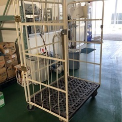 2台セット　荷台ラック　カゴ台車　引き取り限定の画像