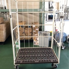 2台セット　荷台ラック　カゴ台車　引き取り限定の画像