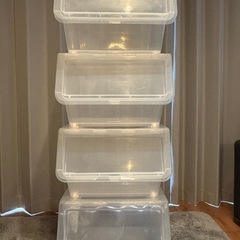 【あげます】収納ケース　7個