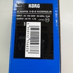 ☆ドリーム荒牧店☆☆ジモティー割引有☆ KORG/AC ADAPTER/KA350VIの画像