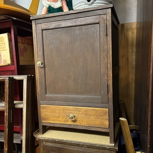 木製本棚　レトロ　昭和　※引取可能な方希望 skstore_old336
