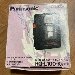 【今週末処分予定】ジャンク品　カセットレコーダーの画像