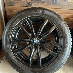お買い得！BMWx2 スタッドレスタイヤ&アルミホイールセット 225/55/R17  7.5J   P.D.C 112 の画像
