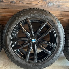 お買い得！BMWx2 スタッドレスタイヤ&アルミホイールセット 225/55/R17  7.5J   P.D.C 112 の画像