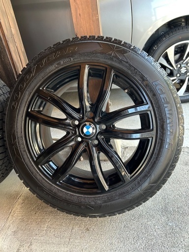 お買い得！BMWx2 スタッドレスタイヤ&アルミホイールセット 225/55/R17  7.5J   P.D.C 112