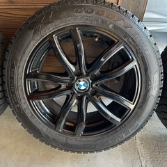 お買い得！BMWx2 スタッドレスタイヤ&アルミホイールセット 225/55/R17  7.5J   P.D.C 112 の画像