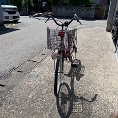 26インチ自転車 ママチャリの画像
