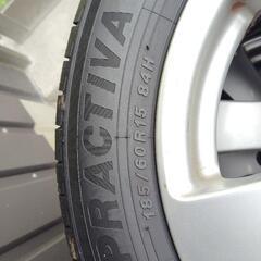 TOYOTA vits tire&wheel 4setの画像