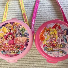 プリキュア ポップコーンバケット(2個)とごみ箱(1個)の画像