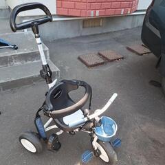 美品　説明書付き　ides コンポフィット2 デニムグレー アイデス ides コンポフィット2 三輪車 折りたたみ デニムグレー