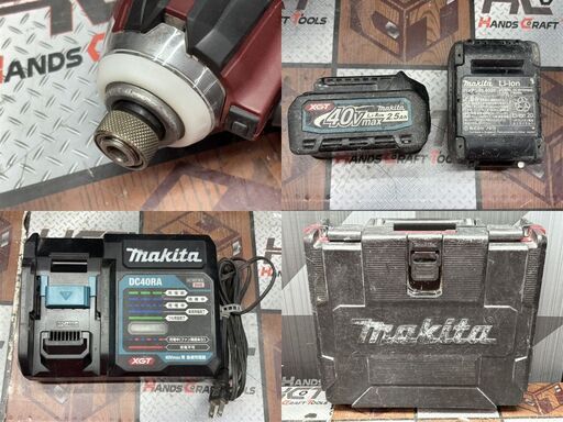 【中古】マキタ Makita TD001GRDX 充電式インパクトドライバ ハウジング交換済み バッテリ×2・充電器付き【ハンズクラフト佐賀】