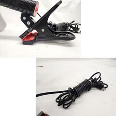 ウィングエース スーパールミネX LED電球付屋内用クリップランプ 展開式5枚羽根 500W 作業灯 WING ACE 札幌市 平岸店の画像