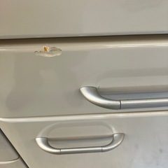 ☆値下げ☆M2507-133 キッチンボード グレー キズ汚れはがれ有りの画像