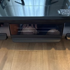 リンナイ　ガスコンロ ブラック 幅約60cm 都市ガス　右強火　RTE597BK Rinnaiの画像