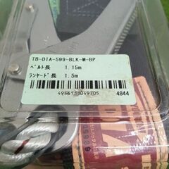 ツヨロン TB-DIA-599-BLK-M-BP DIA安全帯【野田愛宕店】【店頭取引限定】【未使用】管理番号：IT1DM2G6JOAKの画像