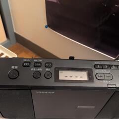 TOSHIBA.CDラジオほぼ未使用の画像