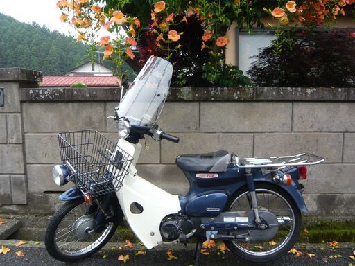 ホンダ スーパーカブ50 　プレスカブ 40,235km FI ハンドルヒーター  風防 大型かご 大型キャリア